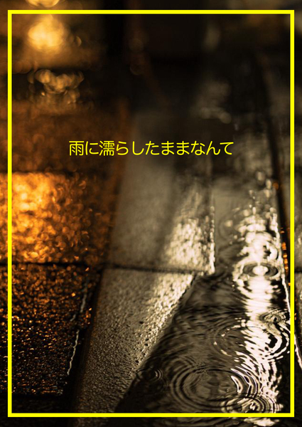 雨に濡らしたままなんて