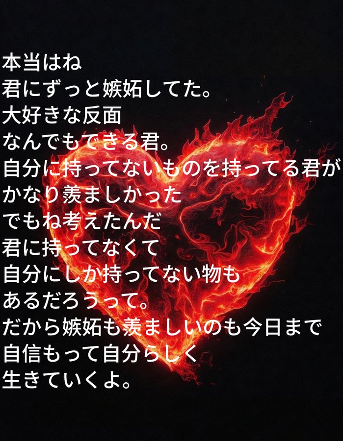 君に嫉妬してた