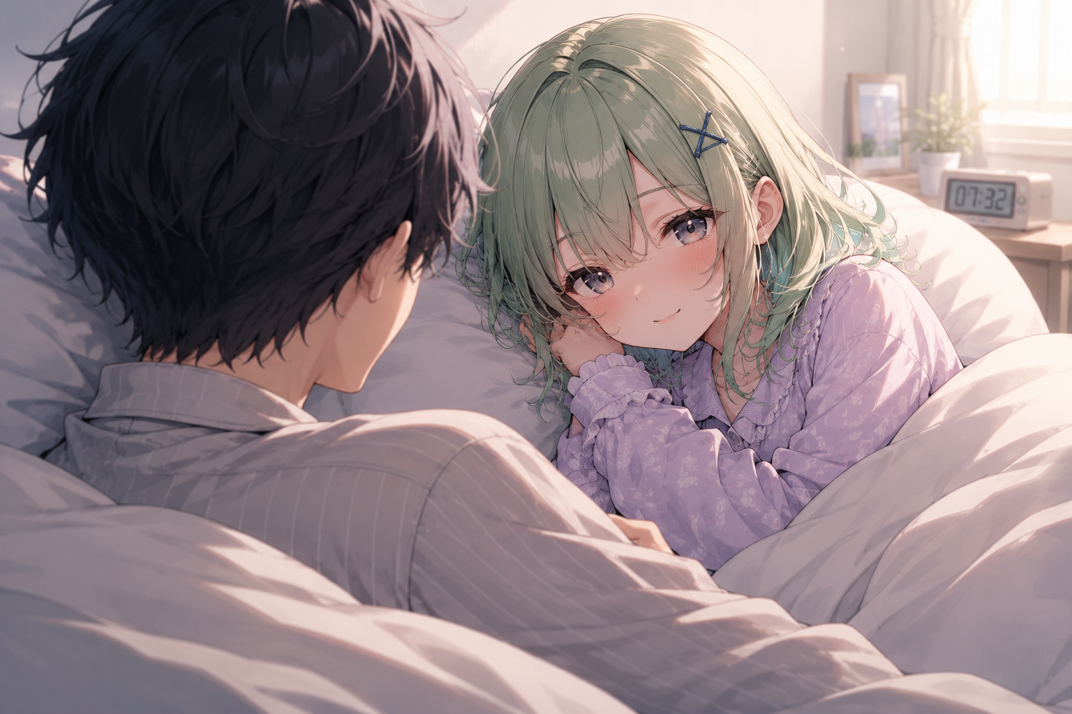 ラン🐾【甘々/独占欲】『朝の布団と彼女の吐息 』こう＠元CCR特派員様台本